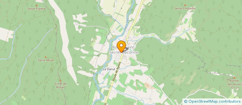 localisation de l'entreprise MONSIEUR EMMANUEL CHAUVIN  ROCHE-SAINT-SECRET-BECONNE