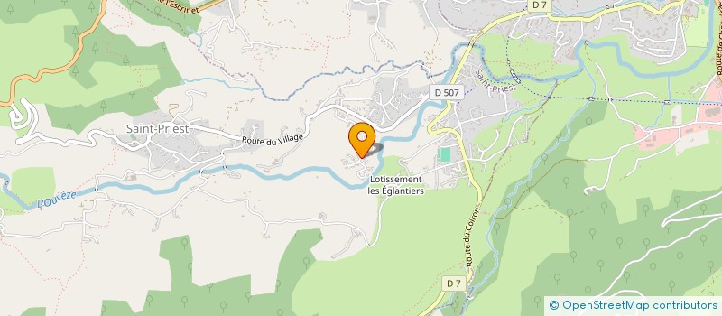 localisation de l'entreprise MONSIEUR EMMANUEL CHAVANES à SAINT-PRIEST