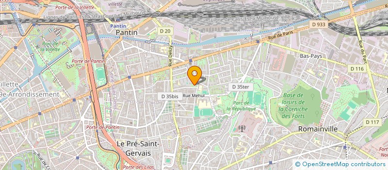 localisation de l'entreprise MONSIEUR EMMANUEL CHETRIT  PANTIN