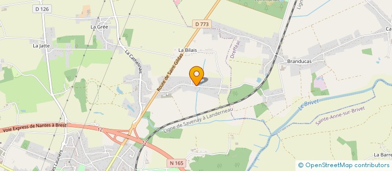 localisation de l'entreprise MONSIEUR EMMANUEL CHEVALIER  PONTCHATEAU