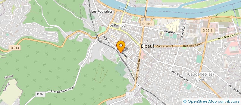 localisation de l'entreprise MONSIEUR EMMANUEL CHEVALIER  ELBEUF