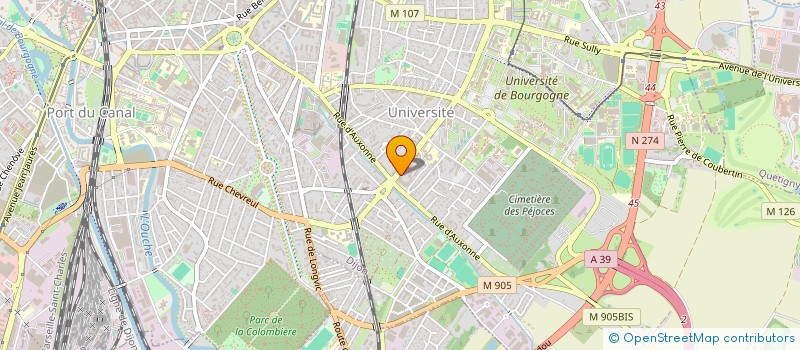 localisation de l'entreprise MONSIEUR EMMANUEL CHEVALIER à DIJON