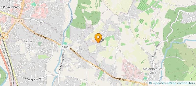 localisation de l'entreprise MONSIEUR EMMANUEL CHOIRAT  MEJANNES-LES-ALES