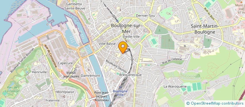 localisation de l'entreprise MONSIEUR EMMANUEL CHOPIN à BOULOGNE-SUR-MER