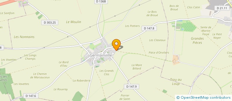 localisation de l'entreprise MONSIEUR EMMANUEL CHOULEUR à GERMAINVILLE