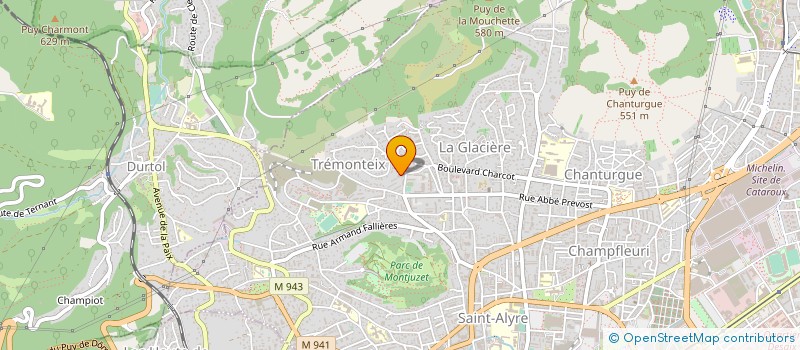 localisation de l'entreprise MONSIEUR EMMANUEL CHRETIEN  CLERMONT-FERRAND