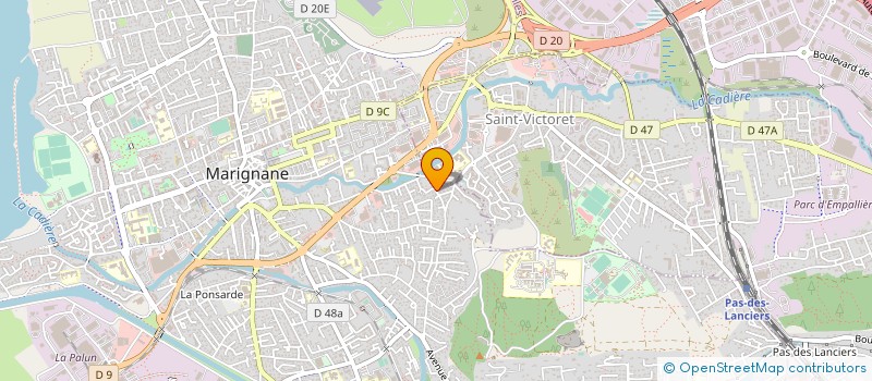 localisation de l'entreprise MONSIEUR EMMANUEL CILLY  MARIGNANE
