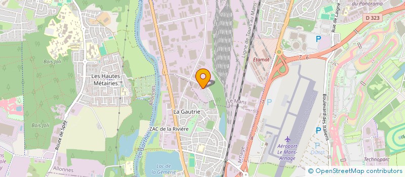 localisation de l'entreprise MONSIEUR EMMANUEL CLARCK  LE MANS