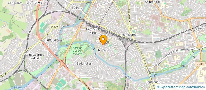 localisation de l'entreprise MONSIEUR EMMANUEL CLAUDE  LE MANS