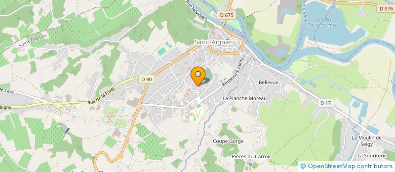 localisation de l'entreprise MONSIEUR EMMANUEL CLAVEAU  SAINT-AIGNAN