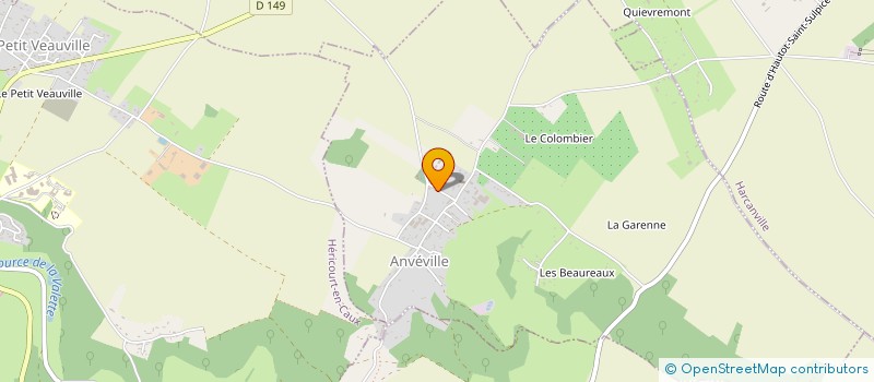 localisation de l'entreprise MONSIEUR EMMANUEL CLEMENT  ANVEVILLE