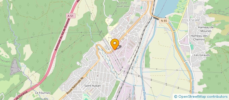 localisation de l'entreprise MONSIEUR EMMANUEL CLERY  CHATEAU ARNOUX SAINT AUBAN