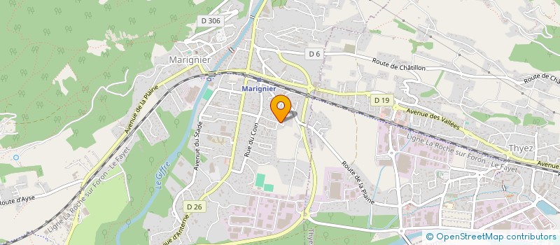 localisation de l'entreprise MONSIEUR EMMANUEL COEMET  MARIGNIER