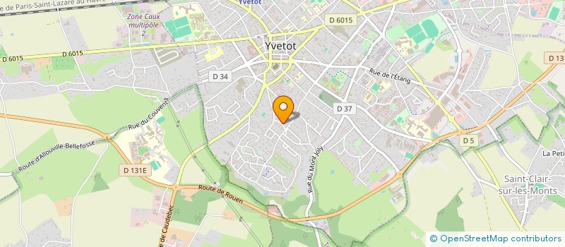 localisation de l'entreprise MONSIEUR EMMANUEL COGNARD à YVETOT