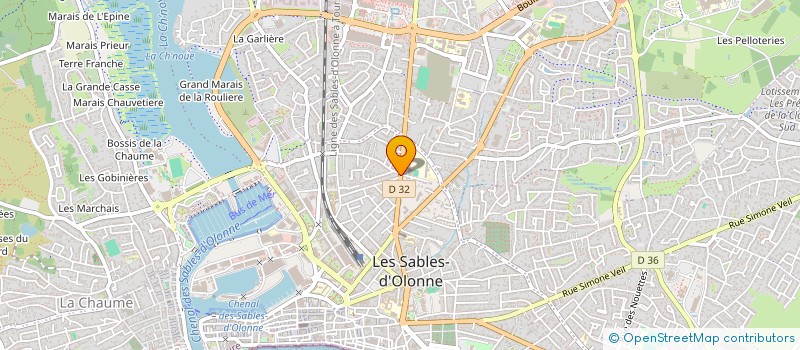 localisation de l'entreprise MONSIEUR EMMANUEL COGNAT  LES SABLES D'OLONNE