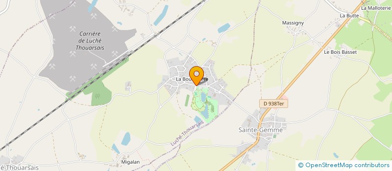 localisation de l'entreprise MONSIEUR EMMANUEL COINDRE  LUCHE-THOUARSAIS