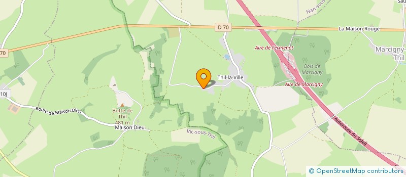 localisation de l'entreprise MONSIEUR EMMANUEL COLINDRE  NAN-SOUS-THIL