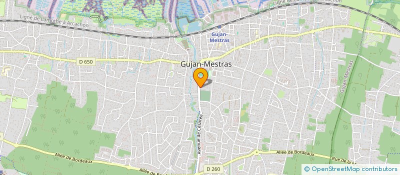 localisation de l'entreprise MONSIEUR EMMANUEL COLLADO  GUJAN-MESTRAS