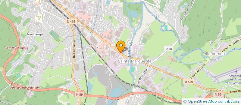 localisation de l'entreprise MONSIEUR EMMANUEL COLLARDELLE  SAINT-DIE-DES-VOSGES