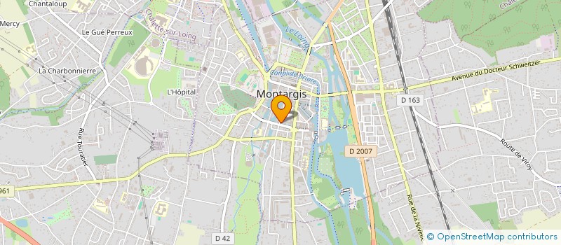 localisation de l'entreprise MONSIEUR EMMANUEL COLLET à MONTARGIS