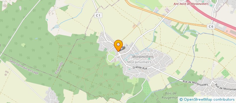 localisation de l'entreprise MONSIEUR EMMANUEL COLLET  MORAINVILLIERS