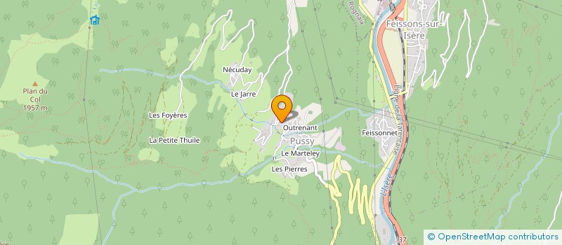 localisation de l'entreprise MONSIEUR EMMANUEL COLLIARD à LA LECHERE