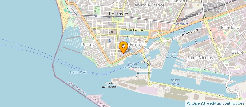 localisation de l'entreprise MONSIEUR EMMANUEL COLOMBIER  LE HAVRE