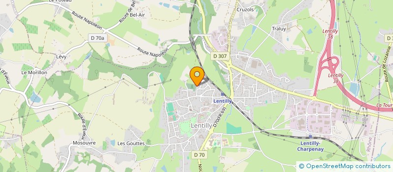 localisation de l'entreprise MONSIEUR EMMANUEL COLTAT à LENTILLY