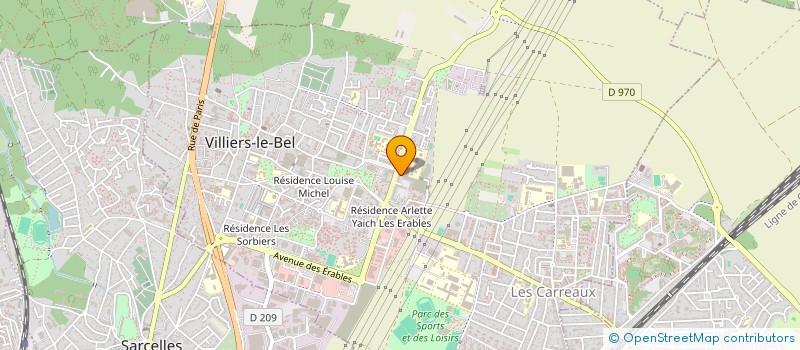 localisation de l'entreprise MONSIEUR EMMANUEL CONDE  VILLIERS-LE-BEL