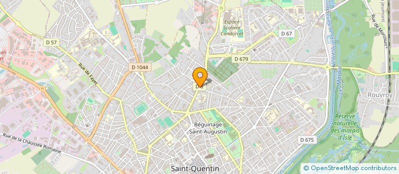 localisation de l'entreprise MONSIEUR EMMANUEL CONJARD à SAINT-QUENTIN