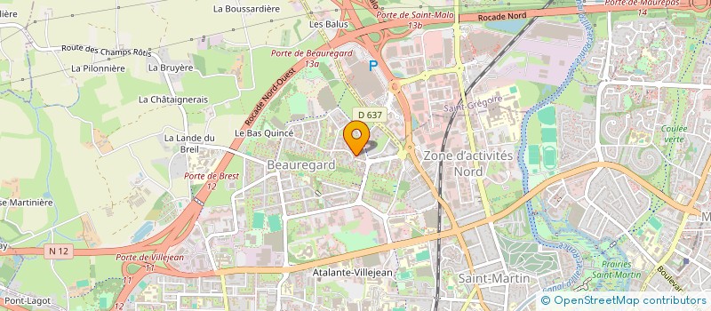 localisation de l'entreprise MONSIEUR EMMANUEL COPANEL  RENNES