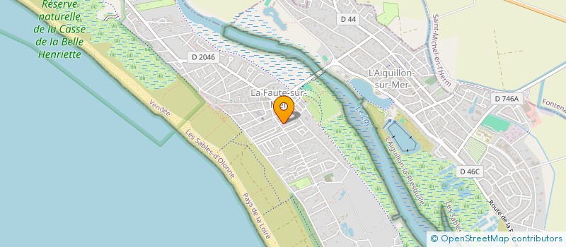 localisation de l'entreprise MONSIEUR EMMANUEL COQ  L'AIGUILLON-LA-PRESQU'ILE