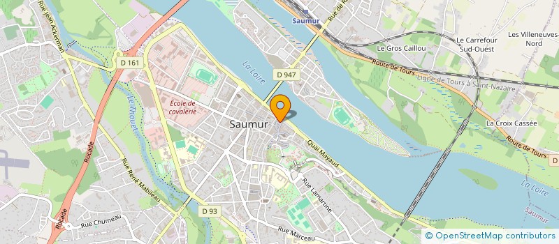 localisation de l'entreprise MONSIEUR EMMANUEL COQUELIN  SAUMUR