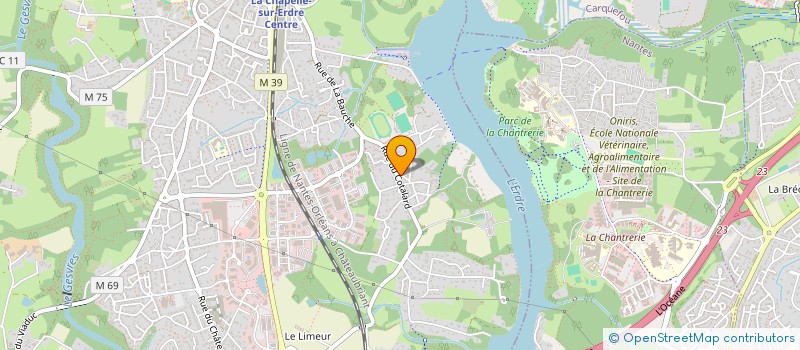 localisation de l'entreprise MONSIEUR EMMANUEL COROYER  LA CHAPELLE-SUR-ERDRE