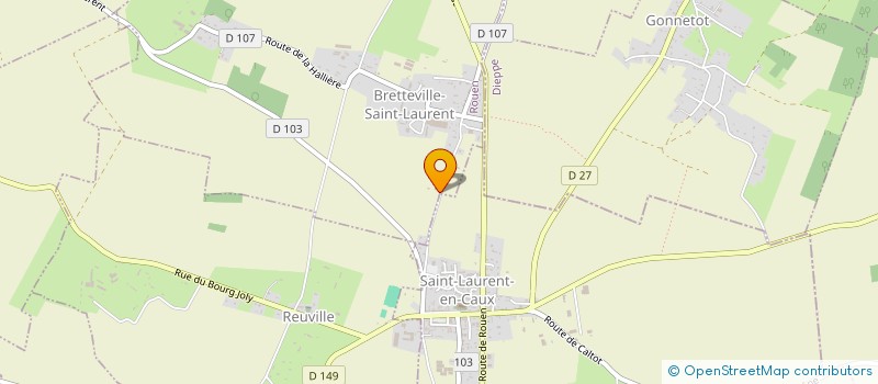 localisation de l'entreprise MONSIEUR EMMANUEL COTE  BRETTEVILLE-SAINT-LAURENT