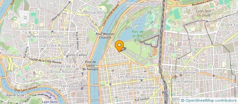 localisation de l'entreprise MONSIEUR EMMANUEL COTTE  LYON