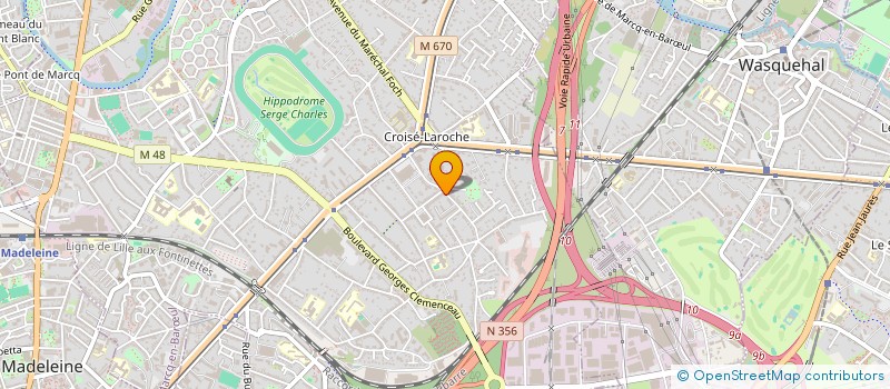 localisation de l'entreprise MONSIEUR EMMANUEL COTTON à MARCQ-EN-BARŒUL