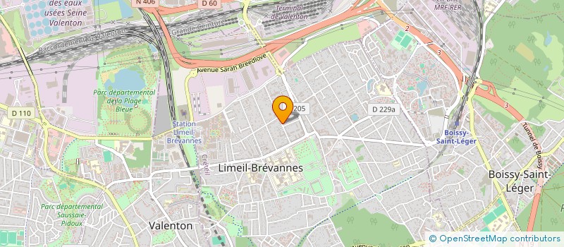 localisation de l'entreprise MONSIEUR EMMANUEL COUDRAY  LIMEIL-BREVANNES