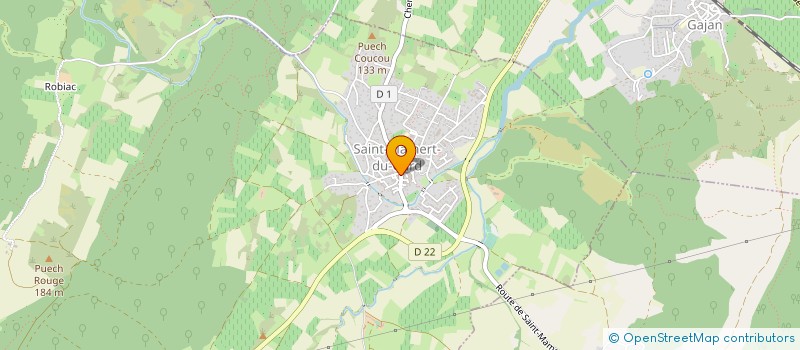 localisation de l'entreprise MONSIEUR EMMANUEL COUELLANT  SAINT-MAMERT-DU-GARD