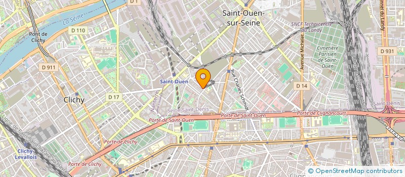 localisation de l'entreprise MONSIEUR EMMANUEL COUFFI à SAINT-OUEN-SUR-SEINE