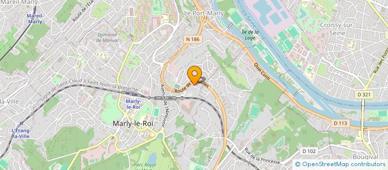 localisation de l'entreprise MONSIEUR EMMANUEL COULOMB  MARLY-LE-ROI
