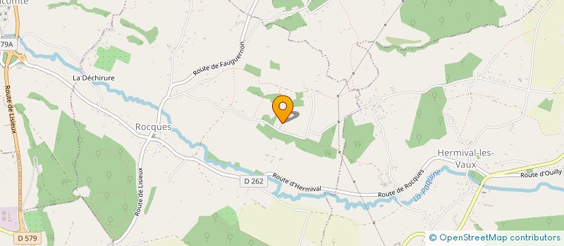 localisation de l'entreprise MONSIEUR EMMANUEL COURAYE  ROCQUES