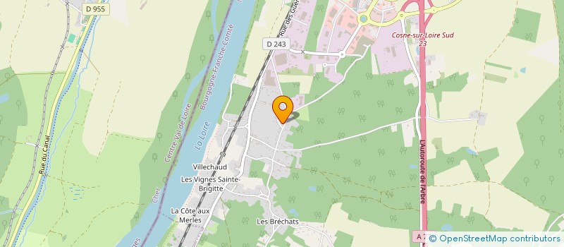localisation de l'entreprise MONSIEUR EMMANUEL COURTOIS à COSNE-COURS-SUR-LOIRE