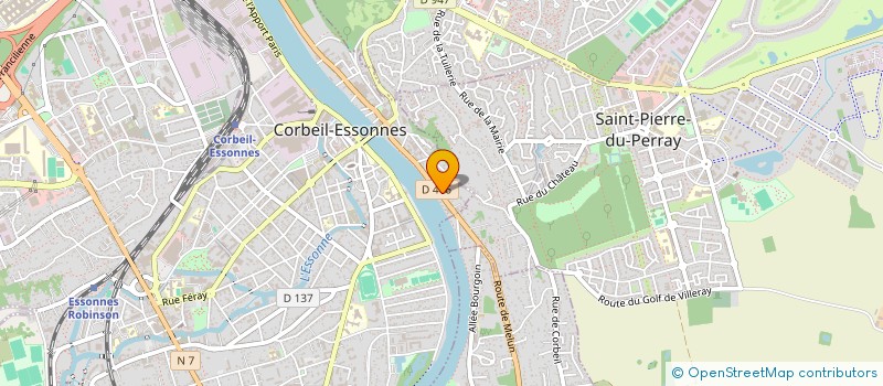 localisation de l'entreprise MONSIEUR EMMANUEL COURTOT à CORBEIL-ESSONNES