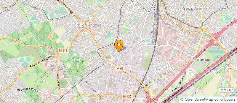 localisation de l'entreprise MONSIEUR EMMANUEL COUTEAU à MONTPELLIER