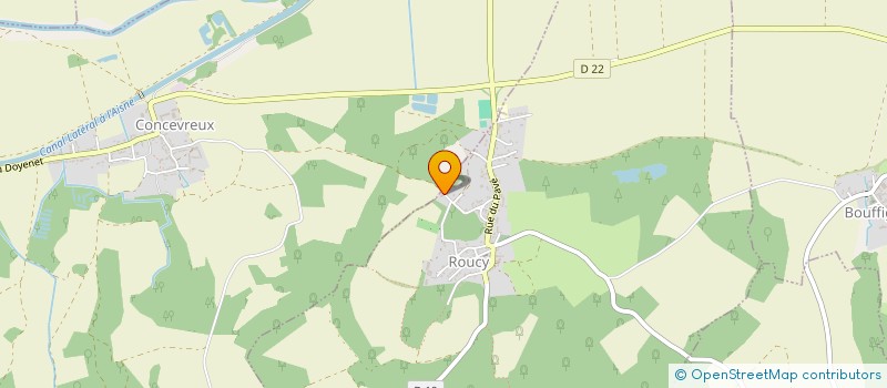 localisation de l'entreprise MONSIEUR EMMANUEL CUILLIER  ROUCY