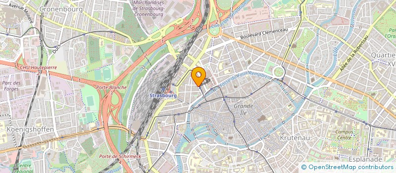 localisation de l'entreprise MONSIEUR EMMANUEL CURTIL à STRASBOURG