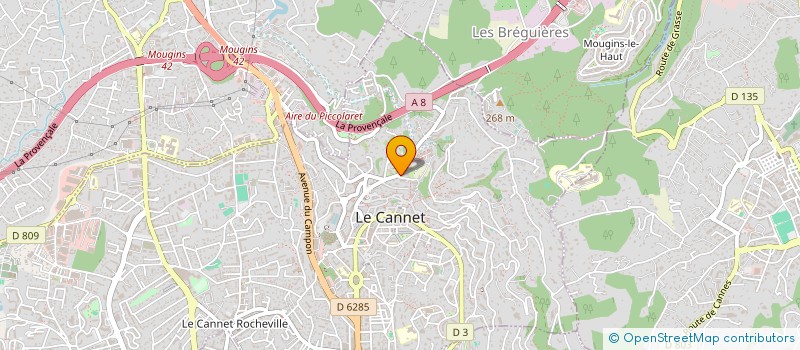 localisation de l'entreprise MONSIEUR EMMANUEL DAIAN à LE CANNET