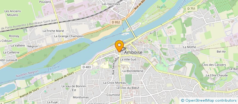 localisation de l'entreprise MONSIEUR EMMANUEL DAIGNEAU  AMBOISE