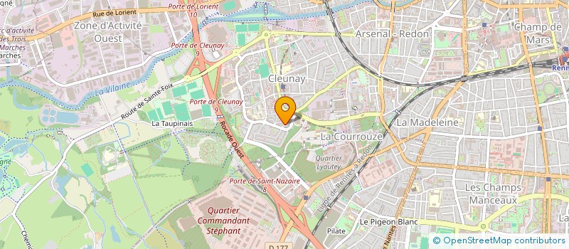 localisation de l'entreprise MONSIEUR EMMANUEL DALIBOT à RENNES